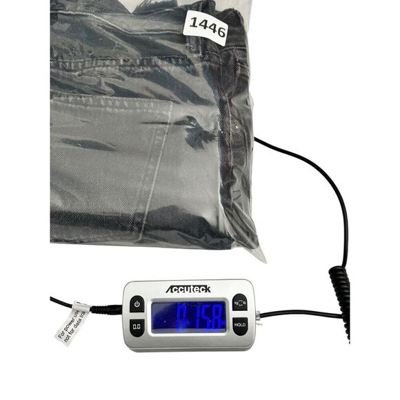 We The Free Jeans 26 Reg High Rise Black Destroyed Exposed Button Fly Raw Hem - Picture 13 of 13